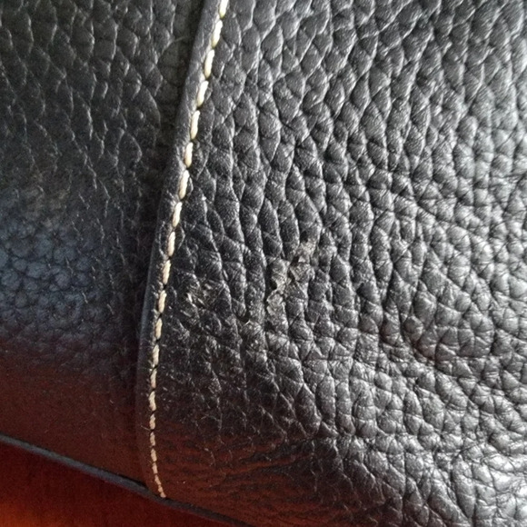 Dooney & Bourke Lexington Small Pebble Grain Leather Shopper in Black - Picture 11 of 16